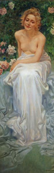 The Pleasure, Gemälde von Kienerk George (1869-1948) 1900