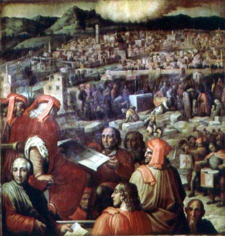 The Expansion of Florence from the ceiling of the Salone dei Cinquecento von Giorgio Vasari