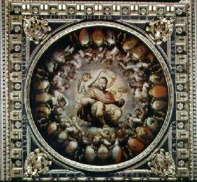 Apotheosis of Cosimo I de' Medici (1519-74) from the ceiling of the Salone dei Cinquecento 1565