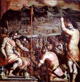 The Founding of Florence from the ceiling of the Salone dei Cinquecento 1565