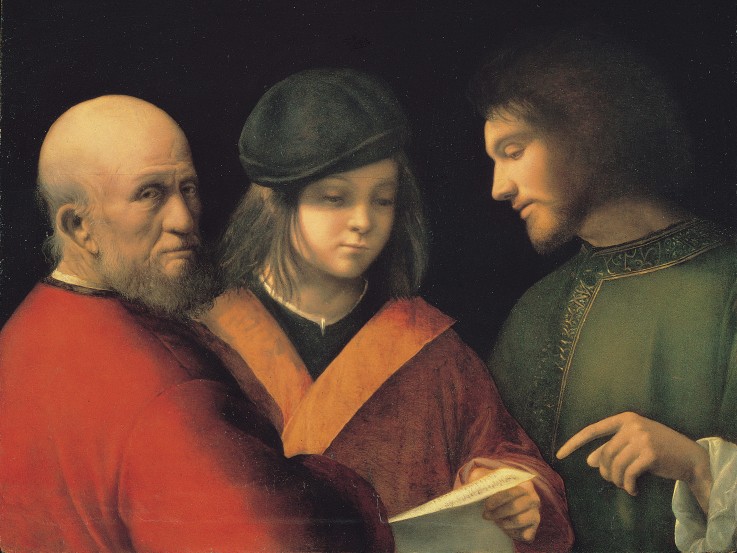 Die drei Lebensalter des Mannes von Giorgione