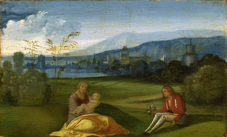 Idyllische Pastorale von Giorgione