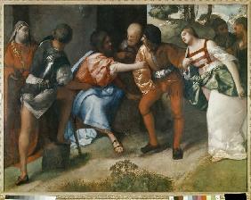 Christus und die Ehebrecherin Um 1508-10