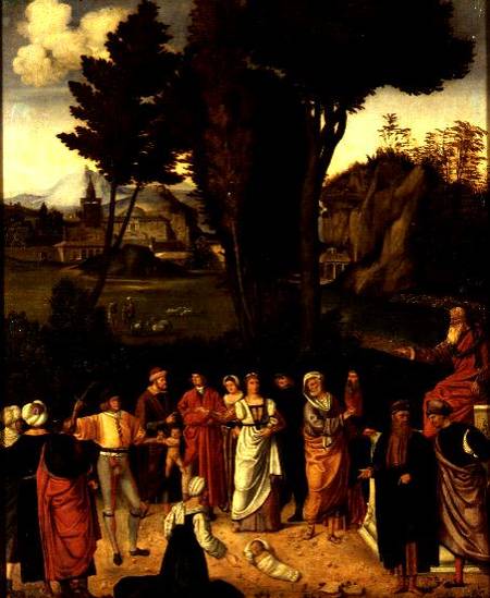 The Judgement of Solomon von Giorgione (eigentl. Giorgio Barbarelli oder da Castelfranco)