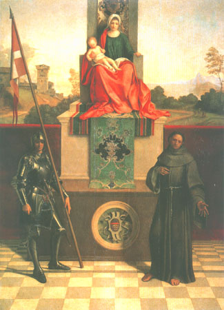 Thronende Maria mit den hll. George und Franziskus von Giorgione (eigentl. Giorgio Barbarelli oder da Castelfranco)
