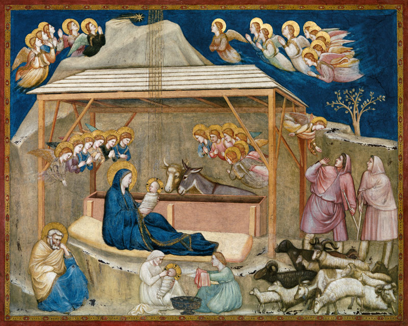 Die Geburt Christi von Giotto (di Bondone)