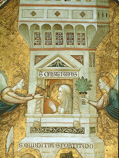 Allegorie des Keuschheit von Giotto (di Bondone)