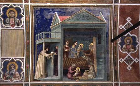 The Birth of the Virgin von Giotto (di Bondone)