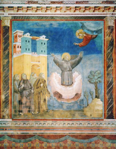 Der Hl. Franziskus in Ekstase von Giotto (di Bondone)