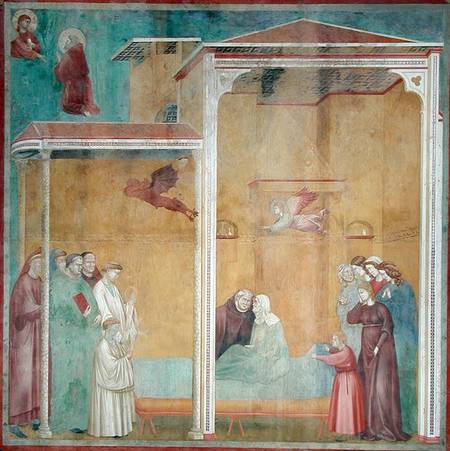 St. Francis Revives the Unatoned Woman to Facilitate her Confession von Giotto (di Bondone)
