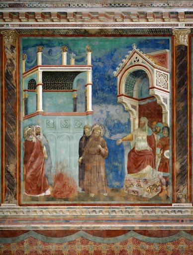 Der Hl. Franziskus vor dem Sultan von Giotto (di Bondone)