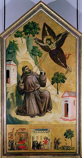 St. Francis Receiving the Stigmata, c.1295-1300 von Giotto (di Bondone)