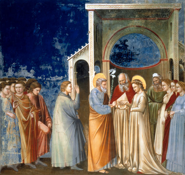 The Marriage of the Virgin von Giotto (di Bondone)