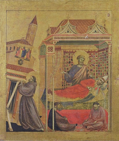 The Vision of Pope Innocent III, c.1295-1300 von Giotto (di Bondone)