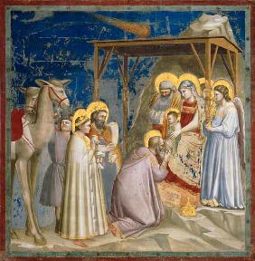 Giotto di Bondone "Die Anbetung der Könige" 1303/05