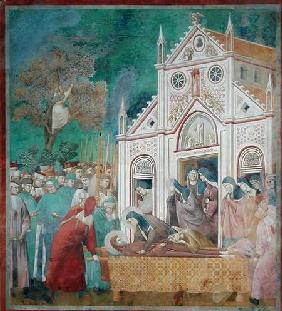 St. Clare Embraces the Body of St. Francis at the Convent of San Damiano 1297-99