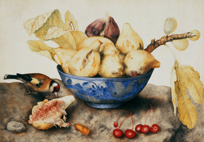 Bowl with Figs von Giovanna Garzoni