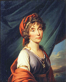 Bildnis der Prinzessin Y.C. Dolgorukova, 1758-1842. von Giovanni B. Damon-Ortolani