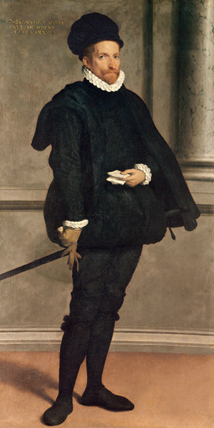 Portrait of the noble Bernardo Spini von Giovanni Battista Moroni