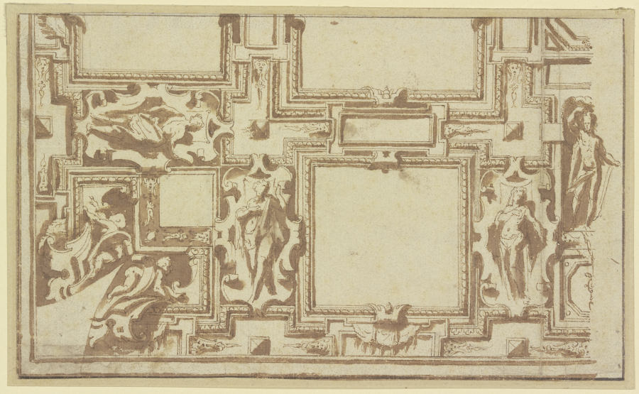 Deckenentwurf von Giovanni Battista Naldini