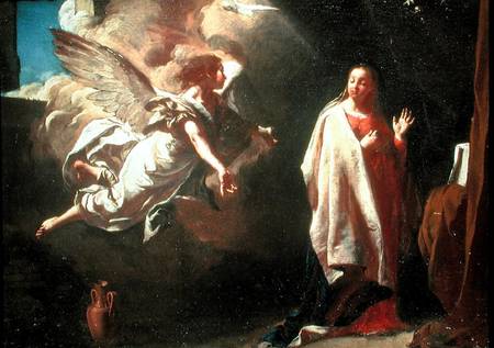 The Annunciation von Giovanni Battista Piazzetta