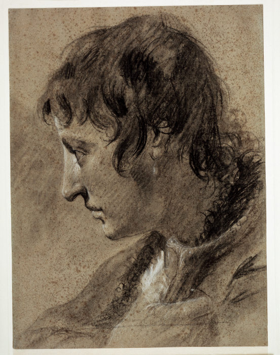 Kopf eines jungen Mannes von Giovanni Battista Piazzetta
