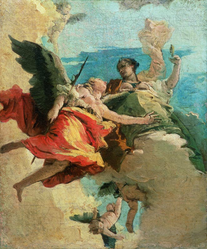 Allegorical scene von Giovanni Battista Tiepolo