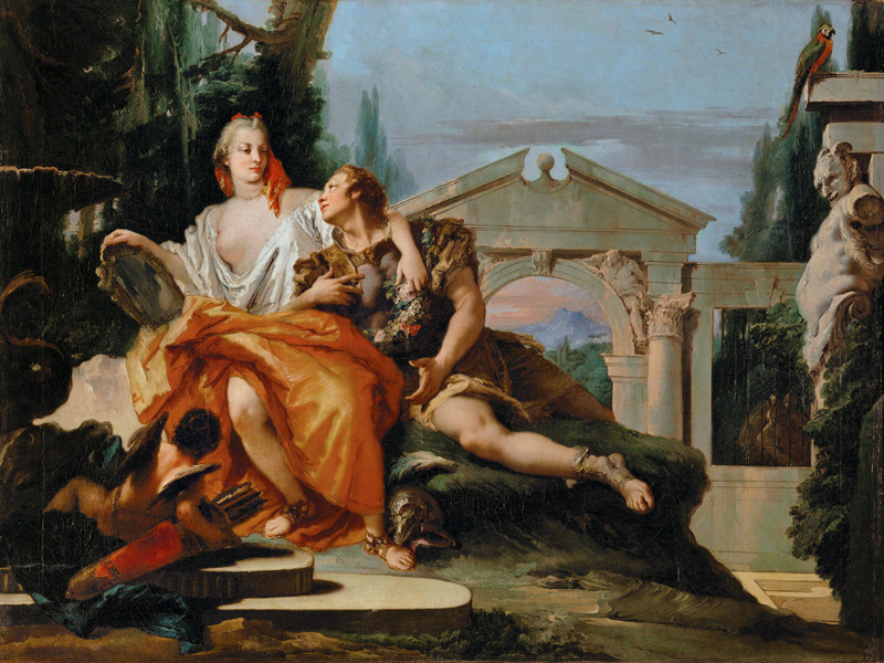 Rinaldo im Zauberbann Armidas. von Giovanni Battista Tiepolo