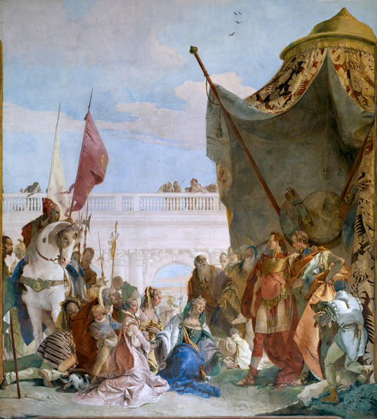 The Family of Darius before Alexander von Giovanni Battista Tiepolo