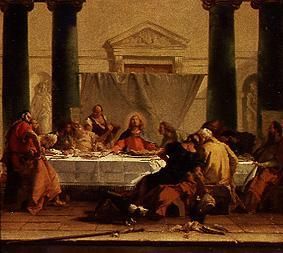 Das Abendmahl. von Giovanni Battista Tiepolo