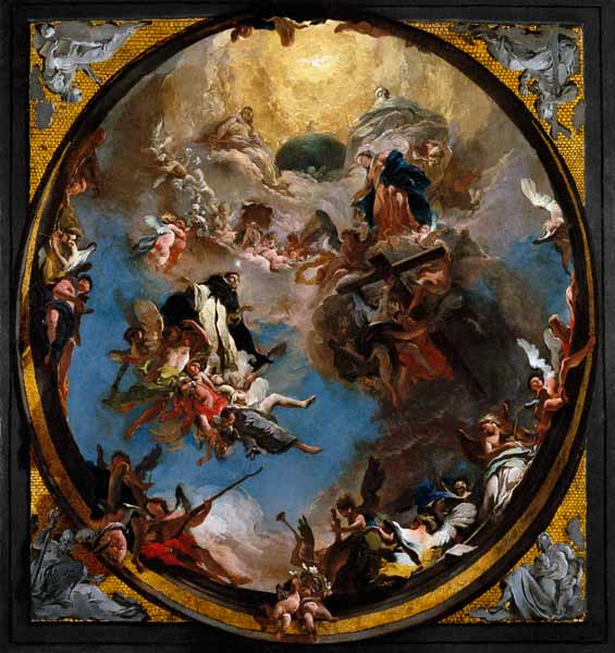 G.B.Tiepolo, Hl.Dominikus in der Glorie von Giovanni Battista Tiepolo