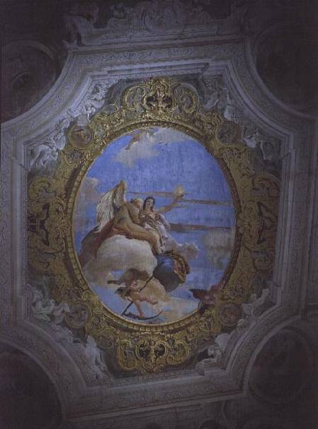 Allegory of Time and Truth (ceiling painting) von Giovanni Battista Tiepolo