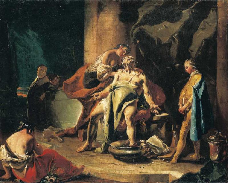 Der Tod Senecas von Giovanni Battista Tiepolo