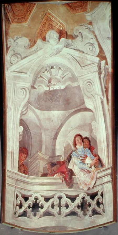 Figures preaching von Giovanni Battista Tiepolo