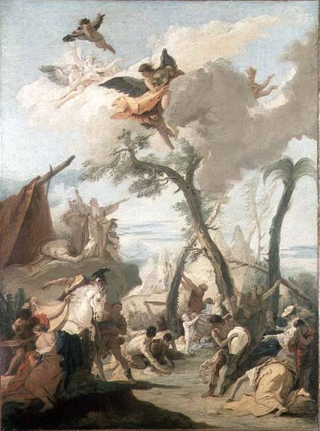 The Gathering of the Manna von Giovanni Battista Tiepolo