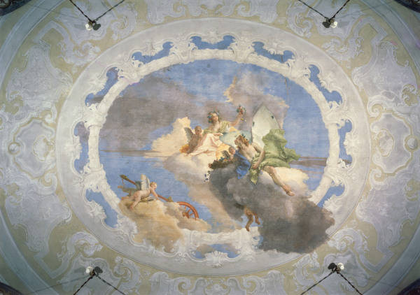 G.B.Tiepolo/ Allegorie des Fruehlings von Giovanni Battista Tiepolo