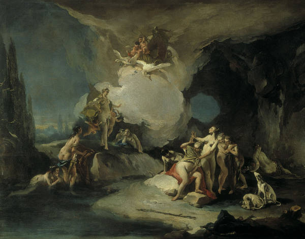 G.B.Tiepolo, Diana und Kallisto von Giovanni Battista Tiepolo