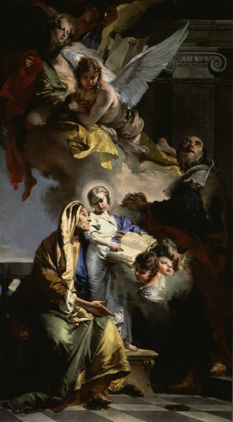 G.B.Tiepolo, Erziehung Jungfrau Maria von Giovanni Battista Tiepolo