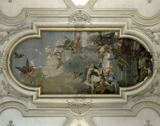 G.B.Tiepolo, Rosenkranzspende von Giovanni Battista Tiepolo
