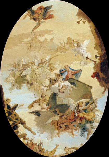 G.B.Tiepolo, Ueberfuehrung des Hl.Hauses von Giovanni Battista Tiepolo