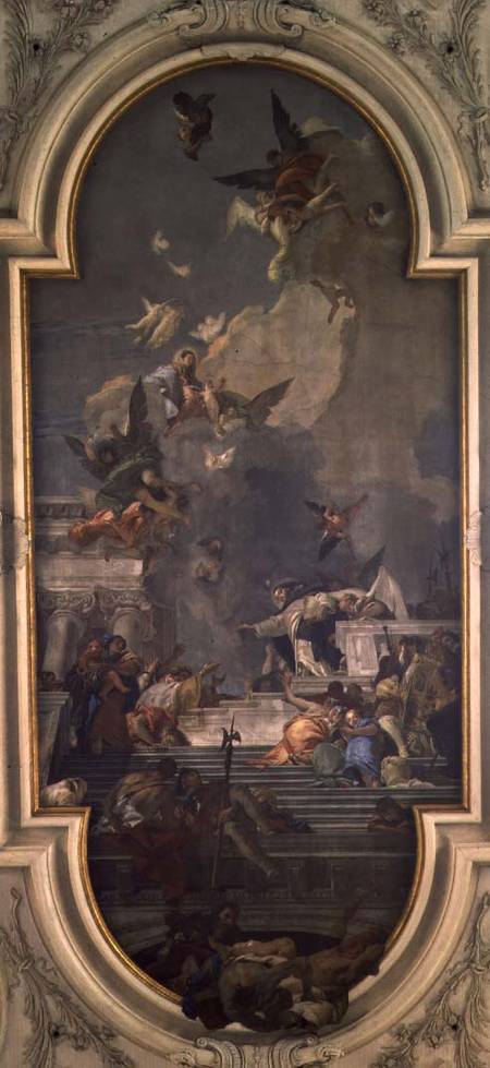 The Institution of the Rosary by St. Dominic von Giovanni Battista Tiepolo