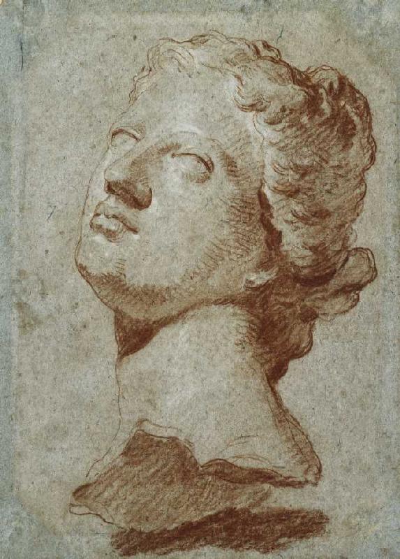 Kopfstudie der Venus nach antikem Vorbild. von Giovanni Battista Tiepolo