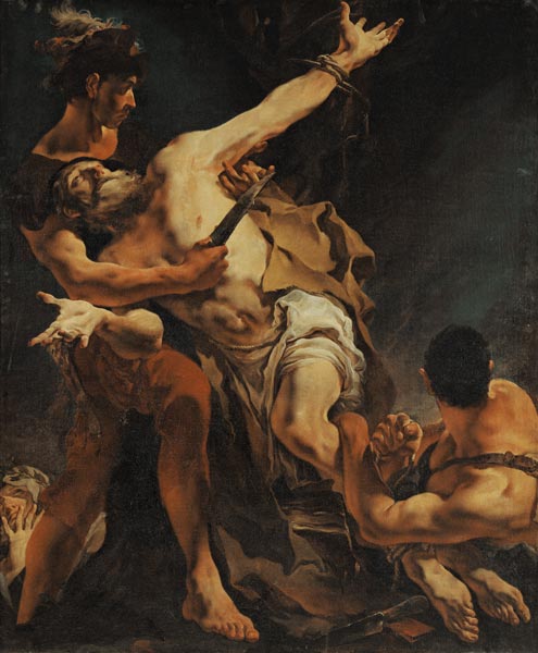 Martyrium des hl. Bartholomäus. von Giovanni Battista Tiepolo