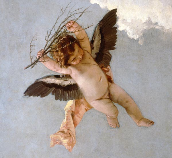 G.B.Tiepolo, Putto mit Dornenzweigen von Giovanni Battista Tiepolo