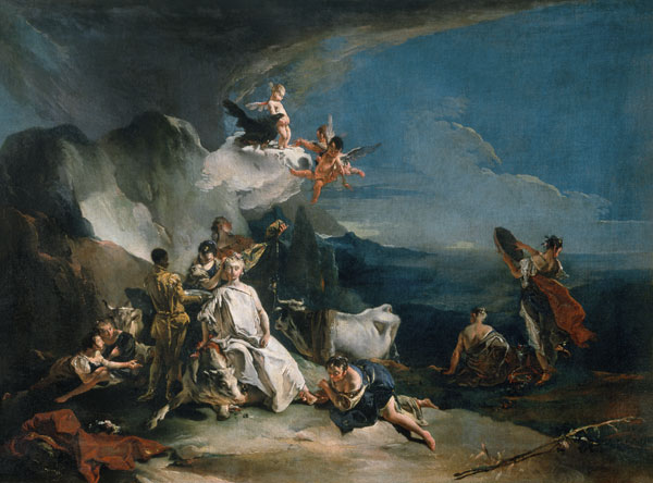 Raub der Europa von Giovanni Battista Tiepolo
