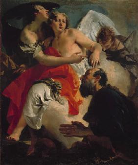 G.B.Tiepolo, Drei Engel bei Abraham