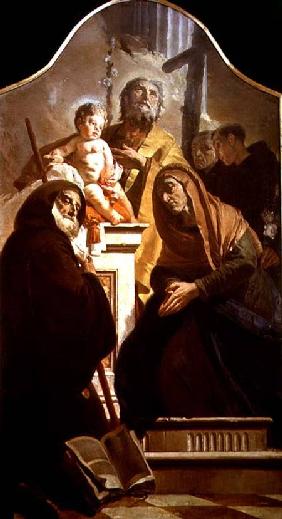 St. Joseph with the Christ Child and Saints c.1730-35