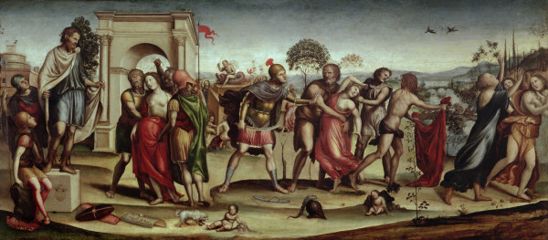 Sodoma, Raub der Sabinerinnen von Giovanni Bazzi Sodoma