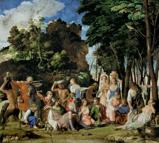 Festmahl der Götter von Giovanni Bellini