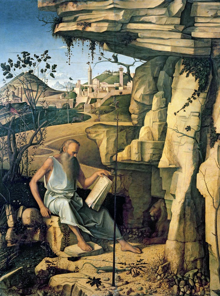 St. Jerome in the Desert von Giovanni Bellini